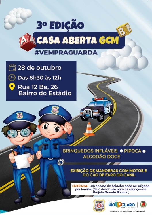 gcm, rio claro, vempraguarda