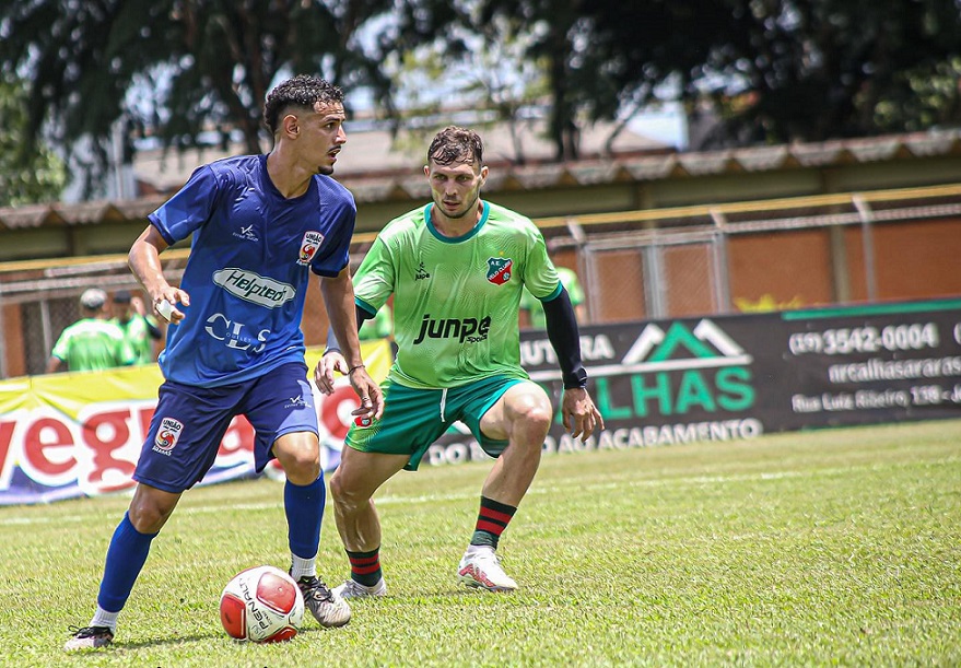 Velo Clube e União São João de Araras em jogo treino. Foto: Diário de Rio Claro.