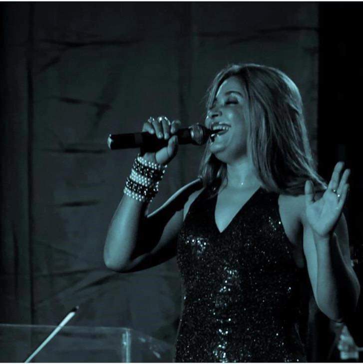 Vocalista da Banda Swing do Som. Foto: Prefeitura de Rio Claro.