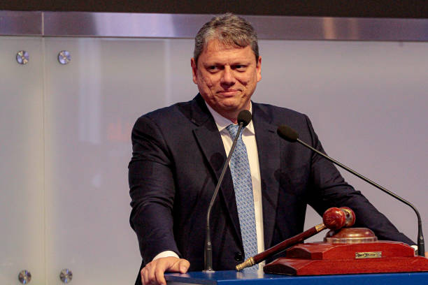 Tarcísio de Freitas, governador de São Paulo. Foto: Getty Images.