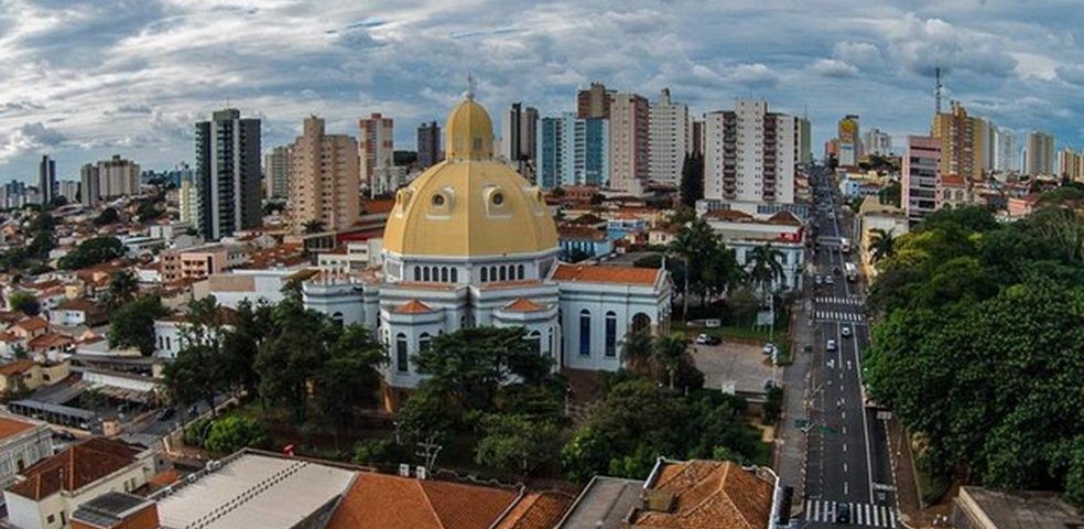 Vista Aérea de São Carlos. Foto: Imobiliária Cardinali.