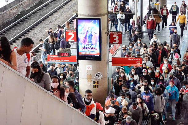 "World Population Day" em São Paulo. Foto: Getty Images.