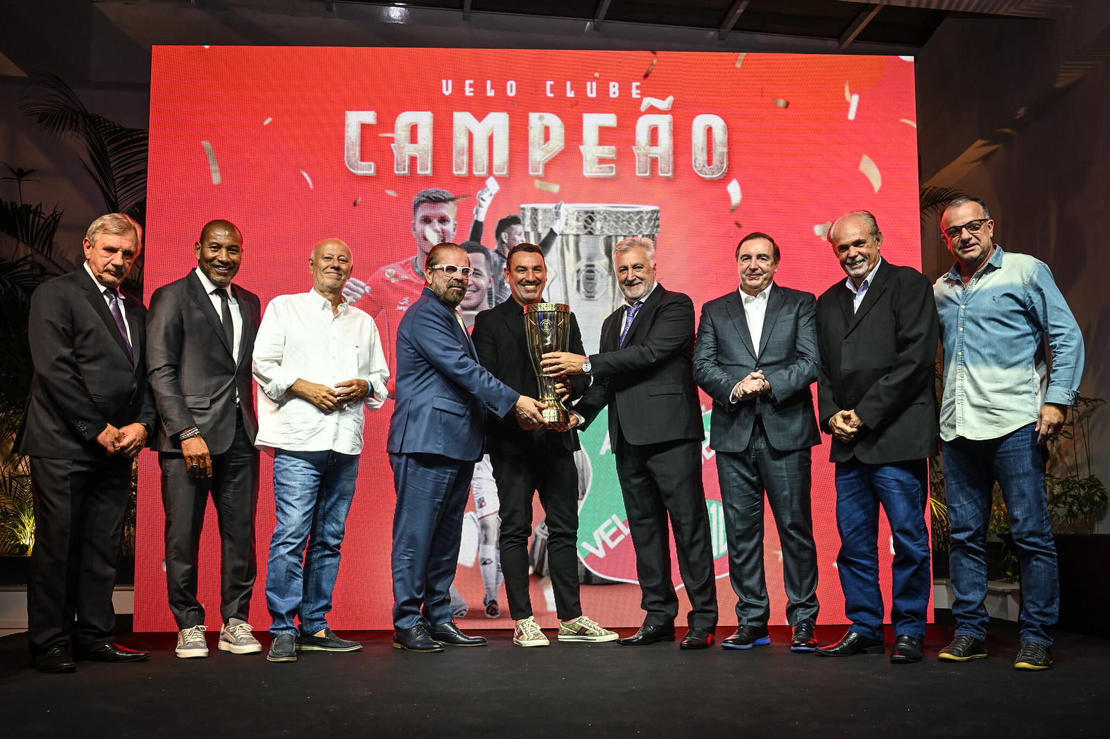 Premiação do Velo Clube pela Federação Paulista de Futebol. Foto: FPF.