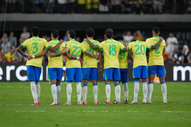 Seleção Brasileira em jogo válido pela Copa América. Foto: Getty Images.