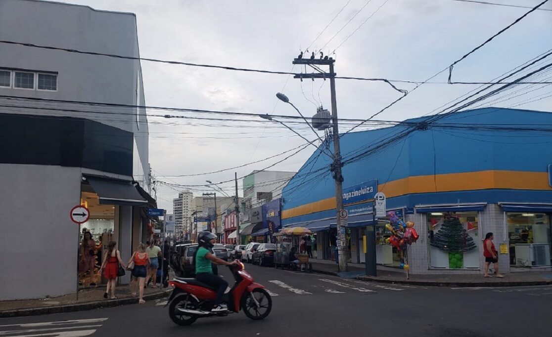 Centro de Rio Claro. Foto: Diário de Rio Claro.