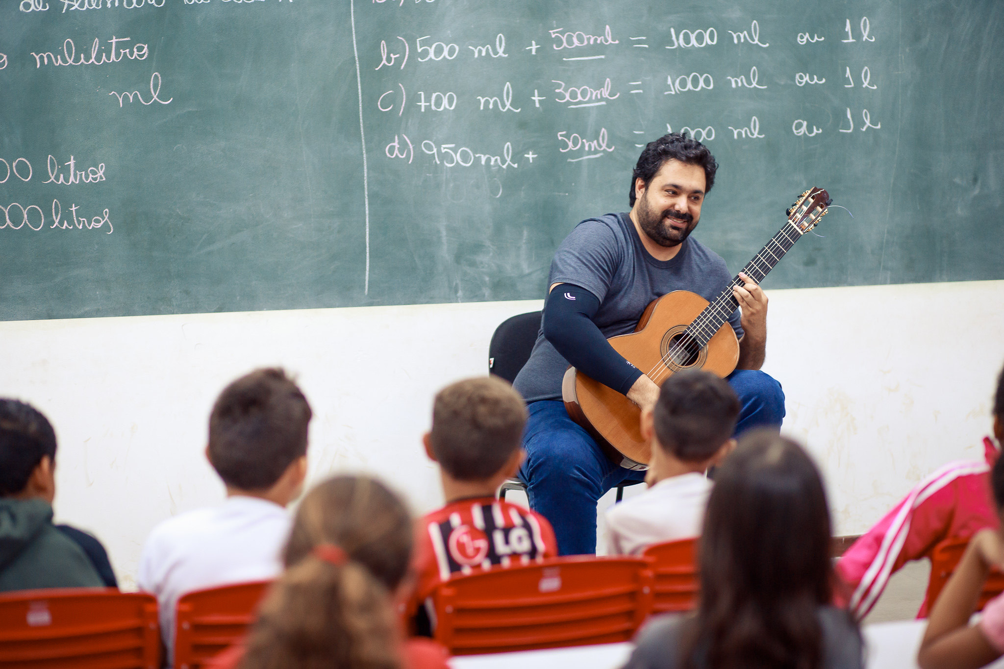 Violão na Escola. Foto: Divulgação.