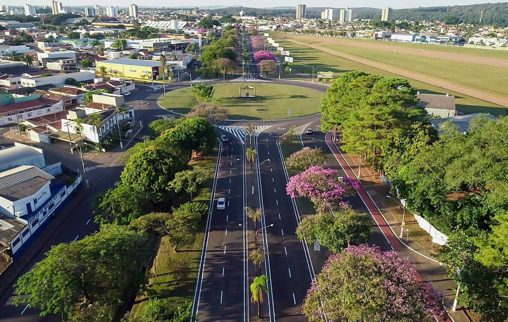 Vista Aérea de Rio Claro. Foto: Conexão123.