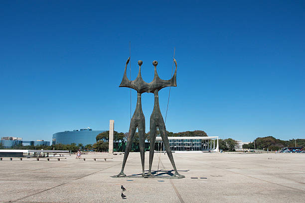 Praça dos Três Poderes, em Brasília. Foto: Getty Images.