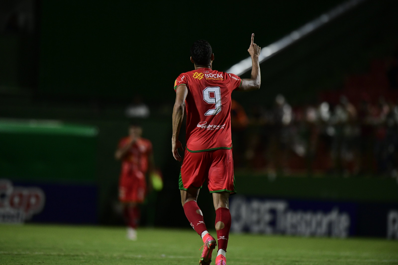 Daniel Amorim, marcador dos dois gols do Velo Clube na partida contra o Santos. Foto: Flickr Federação Paulista de Futebol.